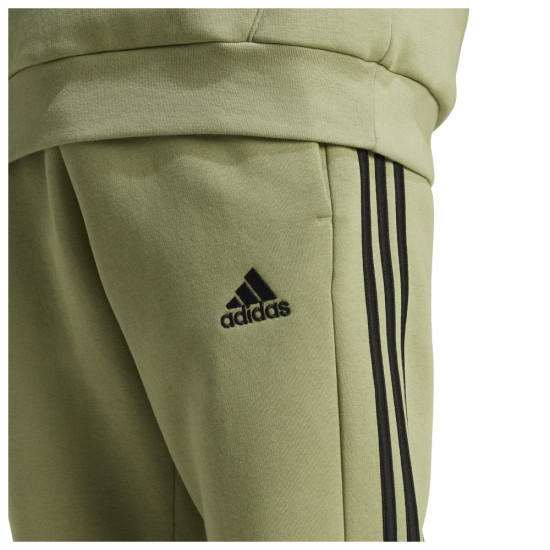 Adidas Ανδρικό παντελόνι φόρμας Essentials 3-Stripes Fleece Tapered Cuff Pants
